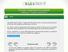 Tablet Screenshot of maralegal.com